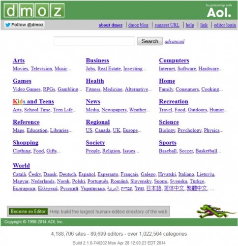 DMOZ Link Directory