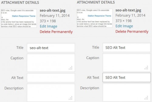 Search Engine Optimized Alt Text in WordPress
