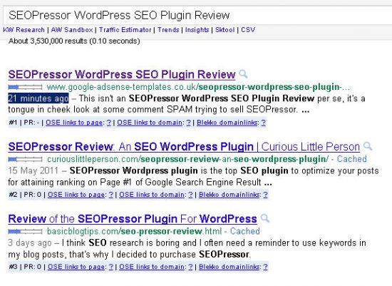 SEOPressor WordPress SEO Plugin Review