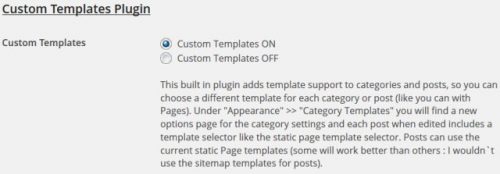 WordPress Custom Page Templates