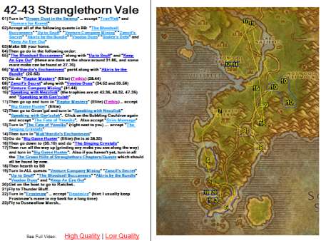 WOW Horde Leveling Guide